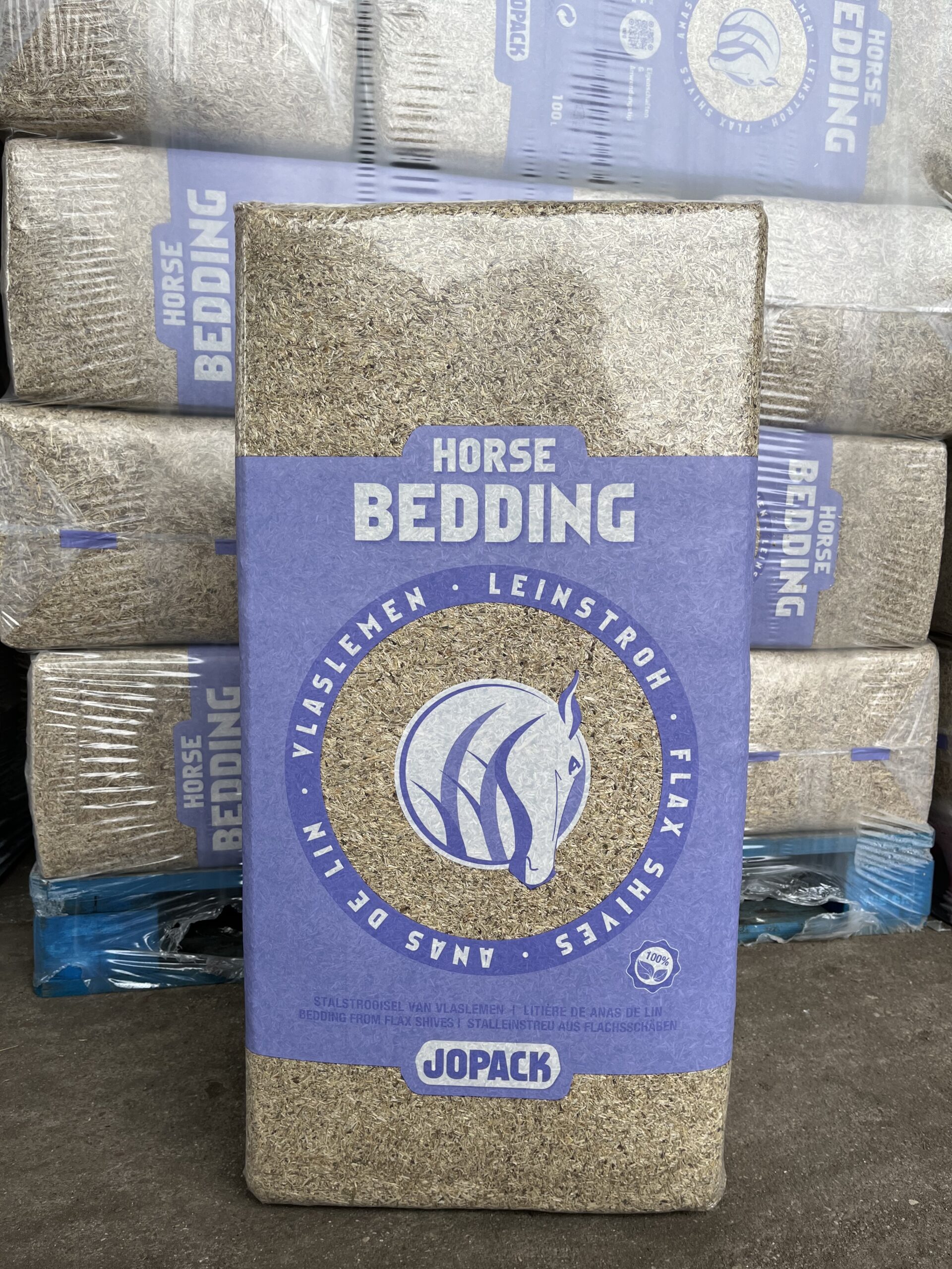 Ściółka lniana Jopack waga 20 kg - obrazek 5