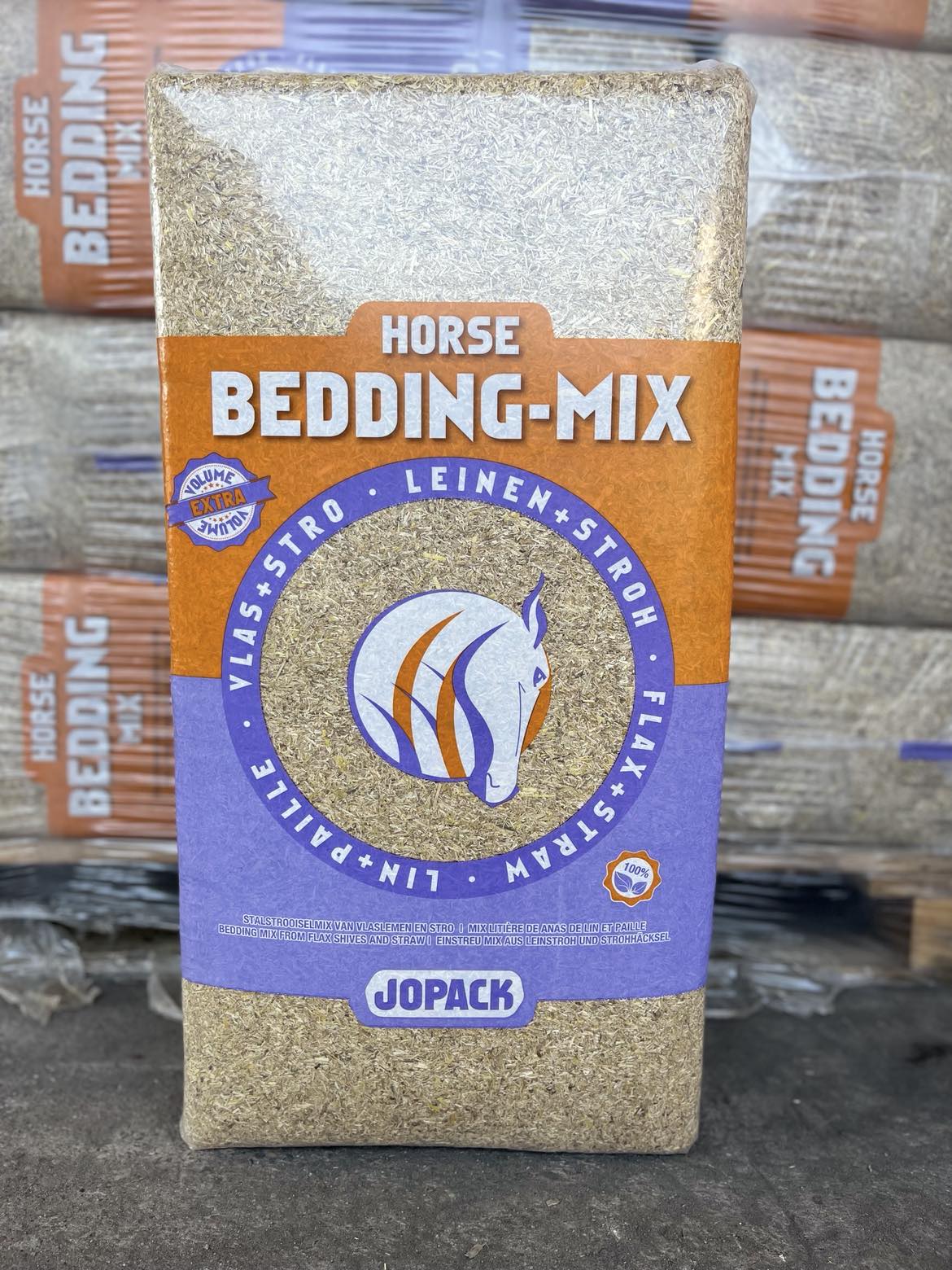 Ściółka Jopack MIX Len 70% i słoma pszenna 30% waga 18 kg - obrazek 4