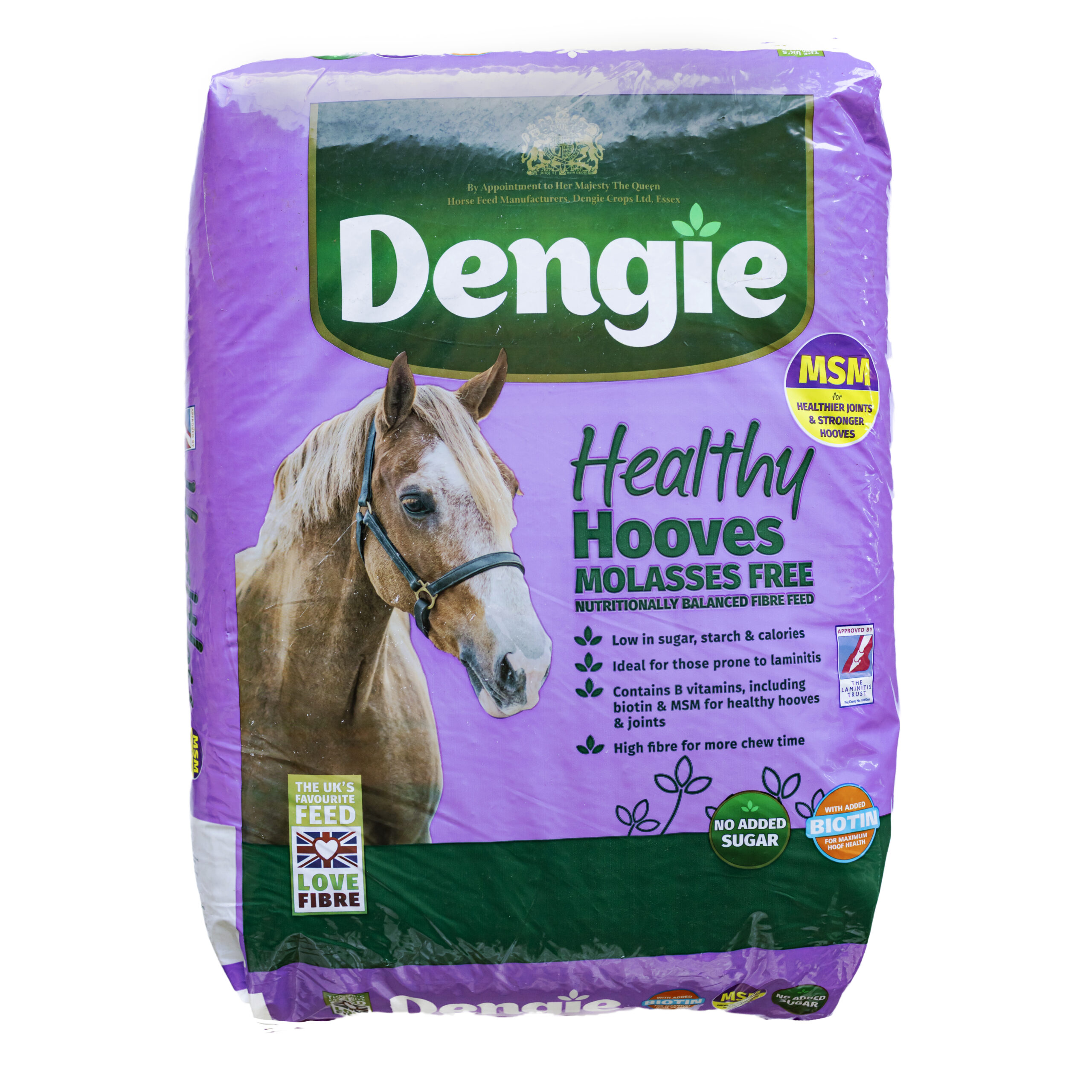 Dengie Healthy Hooves Molasses Free z MSM 20kg - sieczka dla koni z dodatkiem biotyny - obrazek 3