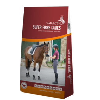 SARACEN Super Fibre Cubes 20kg - niskoskrobiowa pasza dla koni