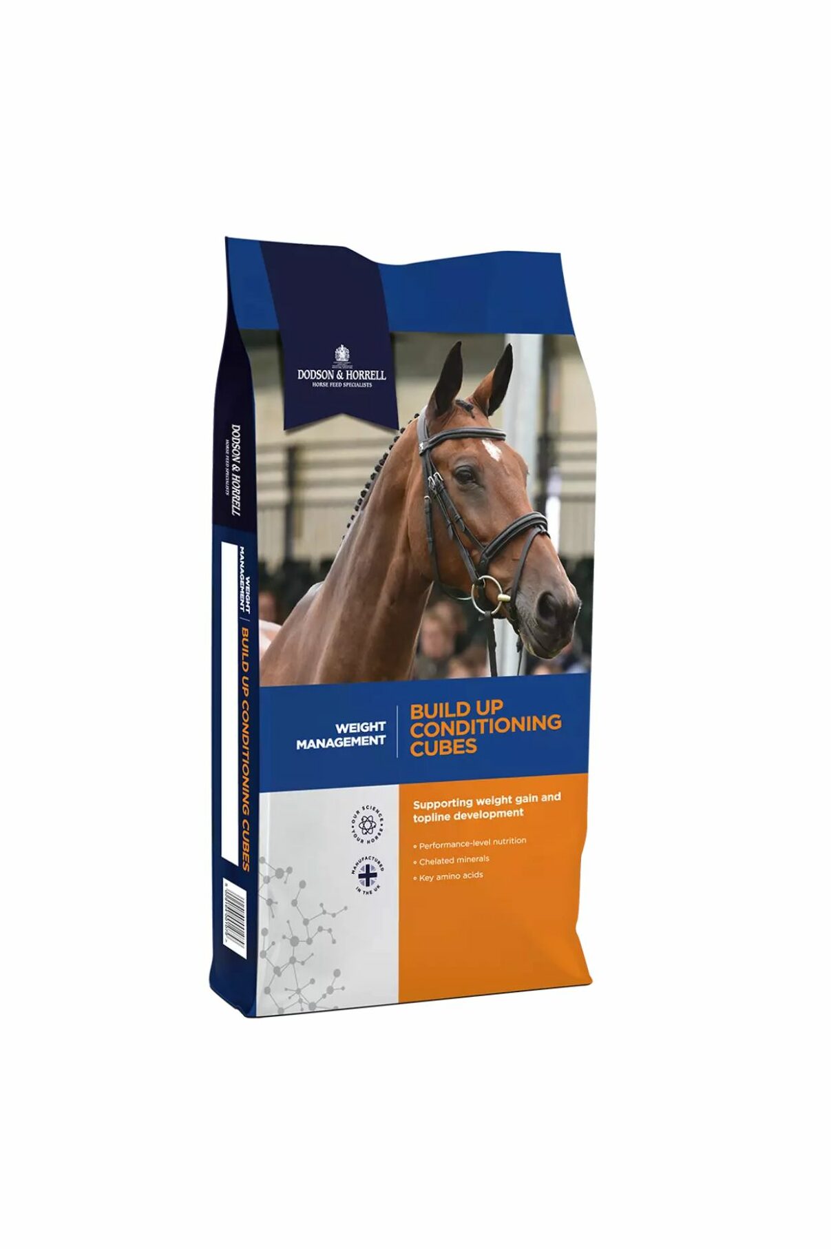 Dodson & Horrell Build Up Cubes 20kg - pasza dla koni wspierająca przyrost masy mieśniowej