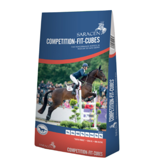 SARACEN Competition Fit Cubes 20kg - wysokoenergetyczna pasza dla koni
