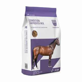 Saracen Condition-Improver Mix 20kg - pasza dla koni sportowych z otrębami ryżowymi